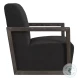 Asher Velvet Smoke Accent Chair