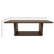 Lozano Warm Walnut Brown 95" Rectangular Dining Table