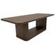 Lozano Warm Walnut Brown 95" Rectangular Dining Table