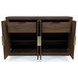 Lozano Warm Walnut Brown 4 Door Sideboard