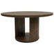Lozano Warm Walnut Brown 59" Round Dining Table