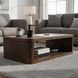 Lozano Warm Walnut Brown Rectangular Coffee Table