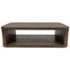 Lozano Warm Walnut Brown Rectangular Coffee Table