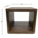 Lozano Warm Walnut Brown Square End Table