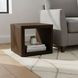 Lozano Warm Walnut Brown Square End Table