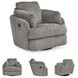 Tie Breaker Fog Swivel Glider Recliner