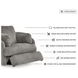 Tie Breaker Fog Swivel Glider Recliner