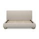 Rayne Cream King Upholstered Panel Bed