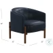 Higgins Navy Blue Performance Fabric Accent Chair