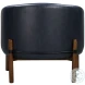 Higgins Navy Blue Performance Fabric Accent Chair
