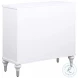 Cardella Distressed White Accent Cabinet