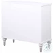 Cardella Distressed White Accent Cabinet