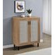 Teller Natural Oak 2 Door Shoe Storage Cabinet