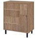 Teller Natural Oak 2 Door Shoe Storage Cabinet
