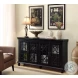 Kovu Black Accent Cabinet
