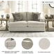 Soletren Stone Loveseat