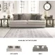 Soletren Stone 96" Sofa