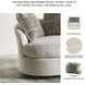 Soletren Stone Swivel Accent Chair