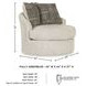 Soletren Stone Swivel Accent Chair