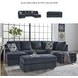 Albar Place Cobalt 2 Piece Sectional with RAF Chaise