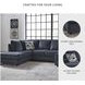 Albar Place Cobalt 2 Piece Sectional with LAF Chaise