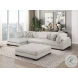 Tinley Beige 4 Piece RAF Modular Sectional with Ottoman