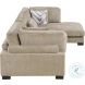 Tinley Brown 3 Piece Modular Sectional