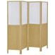 Mattison Natural 4 Panel Room Divider