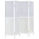 Mattison White 4 Panel Room Divider