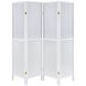 Mattison White 4 Panel Room Divider