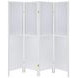 Mattison White 4 Panel Room Divider