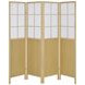 Edwards Natural 4 Panel Room Divider