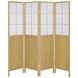 Edwards Natural 4 Panel Room Divider