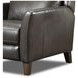 Fairchild Chocolate Leather Swivel Glider Power Recliner with USB Charging