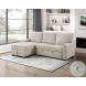 Gallatin Beige And Light Gray Sectional