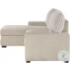 Gallatin Beige And Light Gray 2 Piece LAF Sectional