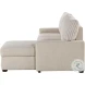Gallatin Beige And Light Gray 2 Piece RAF Sectional