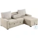 Gallatin Beige And Light Gray 2 Piece RAF Sectional