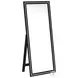Windrose Black LED 67" Standing Mirror