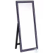 Windrose Black LED 67" Standing Mirror