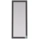 Windrose Black LED 67" Standing Mirror