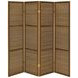 Browning Walnut 4 Panel Room Divider