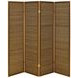 Browning Walnut 4 Panel Room Divider