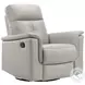 Bristow Silver Leather Match Recliner