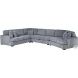 Warwick Gray 4 Piece LAF Sectional
