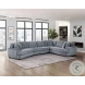 Warwick Gray 4 Piece RAF Sectional