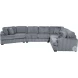 Warwick Gray 4 Piece RAF Sectional