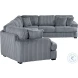 Warwick Gray 4 Piece RAF Sectional