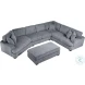 Warwick Gray 5 Piece RAF Sectional