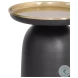 Leta Burnished Brass And Black Scatter Table